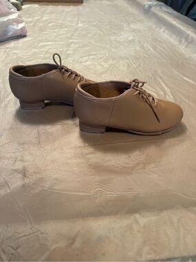 Weissman Women's Lace-Up Tap Flats in Nude